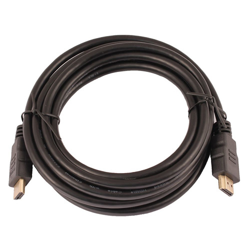 Кабель аудио-видео LAZSO WH-111, HDMI (m) - HDMI (m) , ver 2.0, 3м, GOLD, черный [wh-111(3m)]