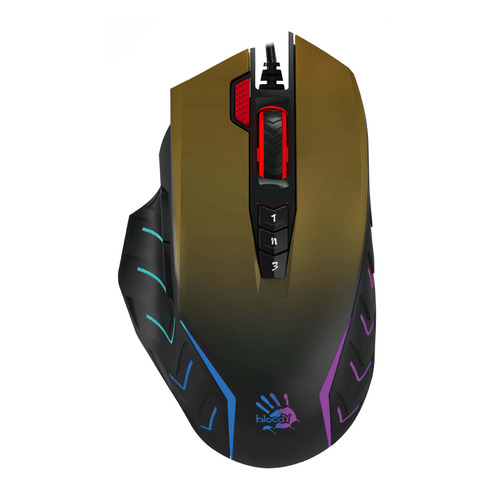 Мышь A4TECH Bloody J95, игровая, оптическая, проводная, USB, рисунок [j95 desert]