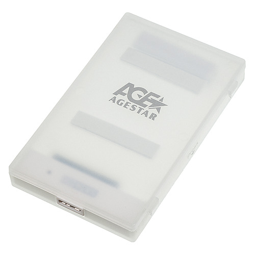 Внешний корпус для HDD/SSD AgeStar 3UBCP1-6G, белый