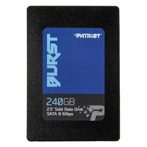 SSD накопитель Patriot Burst PBU240GS25SSDR 240ГБ, 2.5", SATA III
