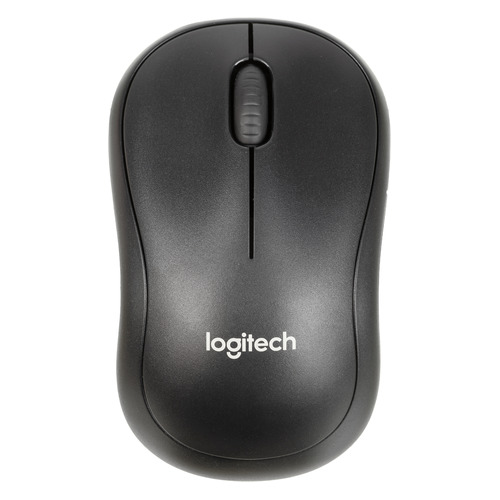 Мышь Logitech B220, оптическая, беспроводная, USB, черный [910-004881]