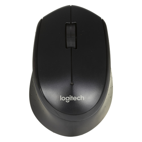 Мышь Logitech B330 Silent Plus, оптическая, беспроводная, USB, черный [910-004913]