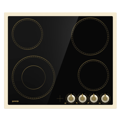 Варочная панель Gorenje EC642CLI, электрическая, независимая, бежевый