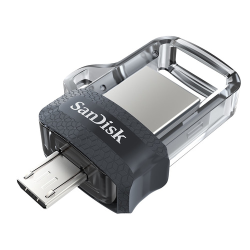 Флешка USB Sandisk Ultra Dual drive 128ГБ, USB3.0, черный [sddd3-128g-g46]