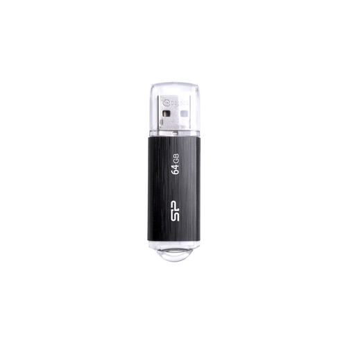 Флешка USB Silicon Power Ultima U02 64ГБ, USB2.0, черный [sp064gbuf2u02v1k]