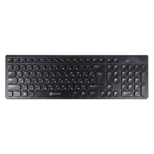 Клавиатура Oklick 880S, USB, Радиоканал, черный [1061999]