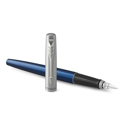 Ручка перьев. Parker Jotter Core F63 (2030950) Royal Blue CT M сталь нержавеющая подар.кор