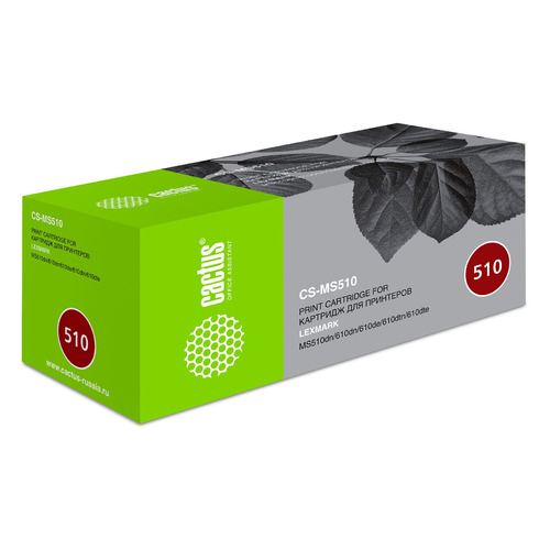 Картридж Cactus CS-MS510, 50F0UA0/50F5U00/50F5U0E, черный / CS-MS510
