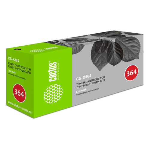 Картридж Cactus X264H11G, черный / CS-X364