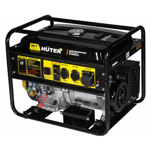 Бензиновый генератор Huter DY9500LX, 220, 8кВт [64/1/40]