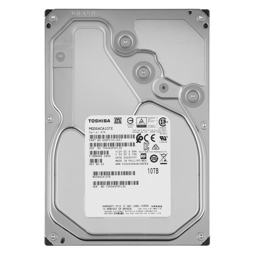 Жесткий диск Toshiba Enterprise Capacity MG06ACA10TE, 10ТБ, HDD, SATA III, 3.5"