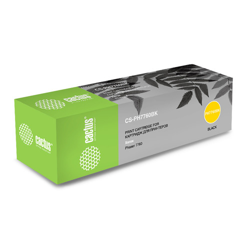Картридж Cactus 106R01163, черный / CS-PH7760BK