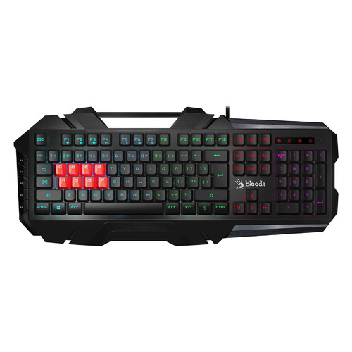 Клавиатура A4TECH Bloody B3590R, USB, черный серый