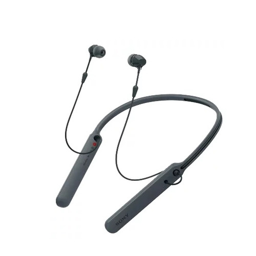 Гарнитура Sony WI-C400, Bluetooth, вкладыши, черный [wic400b.e]