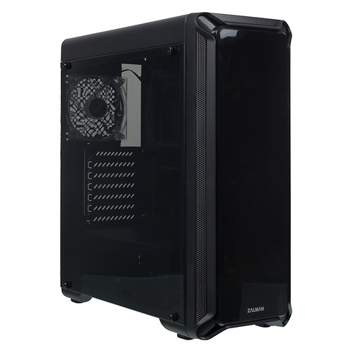 Корпус ATX Zalman i3 edge, Midi-Tower, без БП, черный