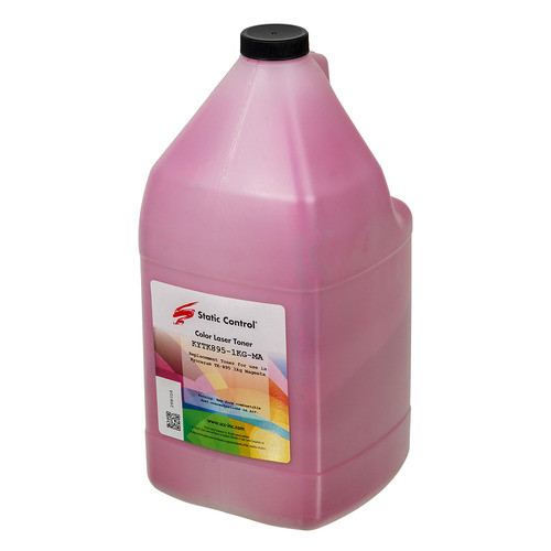 Тонер STATIC CONTROL KYTK895-1KG-MA, для Kyocera Mita FS C8020/C8025/C8520, пурпурный, 1000грамм, флакон