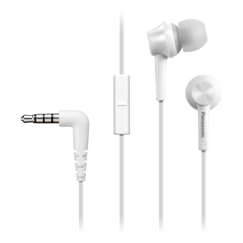 Гарнитура Panasonic RP-TCM115GC, 3.5 мм, вкладыши, белый [rp-tcm115gcw]