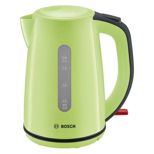 Чайник электрический Bosch TWK7506, 2200Вт, зеленый и черный