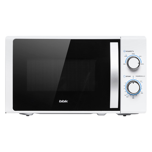 Микроволновая печь BBK 20MWS-711M/WS C, 700Вт, 20л, белый /серебристый