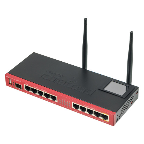 Wi-Fi роутер MIKROTIK RB2011UIAS-2HND-IN, N300, черный