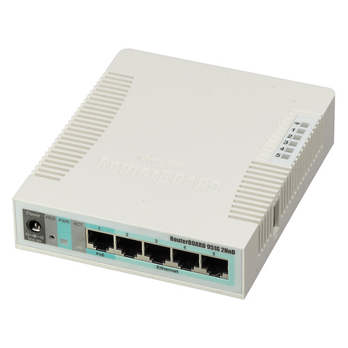 Wi-Fi роутер MIKROTIK RB951G-2HND, N300, белый
