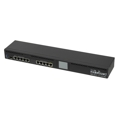 Роутер MIKROTIK RB3011UIAS-RM, черный