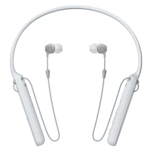 Гарнитура Sony WI-C400, Bluetooth, вкладыши, белый [wic400w.e]