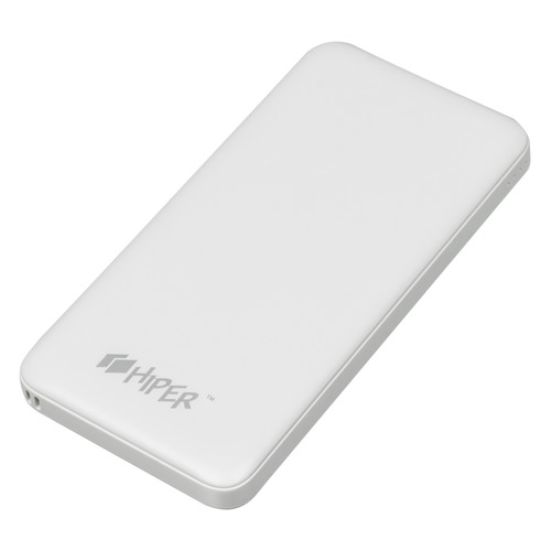 Внешний аккумулятор (Power Bank) HIPER ST10000, 10000мAч, белый [st10000 white]