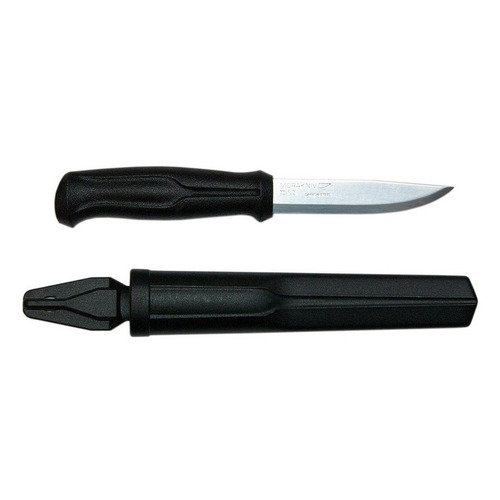Нож MORAKNIV 510, разделочный, 95мм, заточка прямая, стальной, черный [11732]