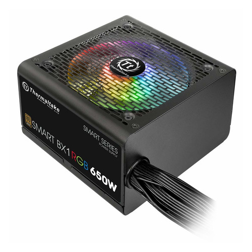 Блок питания Thermaltake Smart BX1 RGB, 650Вт, 120мм, черный, retail [ps-spr-0650nhsabe-1]