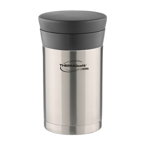 Термос Thermos ThermoCafe DFJ-500 food flask, 0.5л, стальной/ черный [868169]