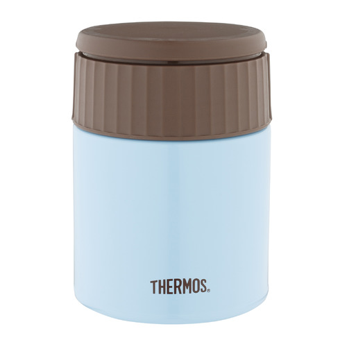 Термос Thermos JBQ-400-AQ, 0.4л, голубой/ коричневый [924698]