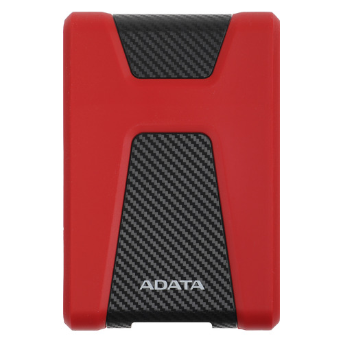 Внешний диск HDD A-Data DashDrive Durable HD650, 1ТБ, красный [ahd650-1tu31-crd]