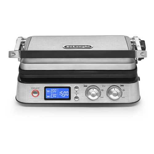 Электрогриль DeLonghi CGH1030D, серебристый и черный [0179510003]