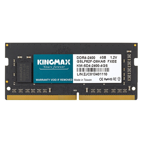 Модуль памяти Kingmax KM-SD4-2400-4GS DDR4 - 4ГБ 2400, SO-DIMM, Ret