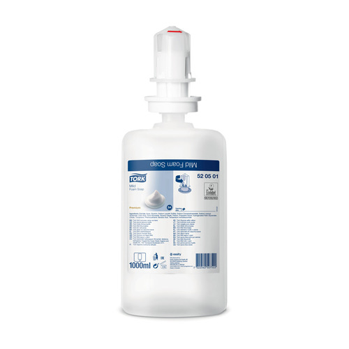 Мыло пена TORK Premium S4, жемчужное, 1л [520501]