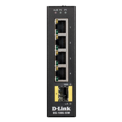 Коммутатор D-Link DIS-100G-5SW DIS-100G-5SW/A1A 4G 1SFP неуправляемый