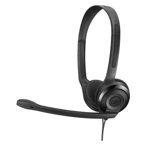 Гарнитура Sennheiser PC 5 CHAT, для контактных центров, накладные, черный [508328]