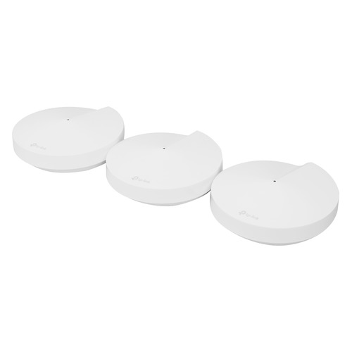 Бесшовный Mesh роутер TP-LINK Deco M5, AC1300, белый, 3 шт. в комплекте [deco m5(3-pack)]