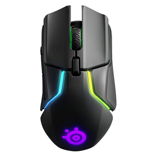 Мышь SteelSeries Rival 650, игровая, оптическая, беспроводная, USB, черный [62456]