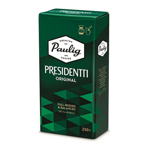 Кофе молотый PAULIG Presidentti Original, средняя обжарка, 250 гр [17647]