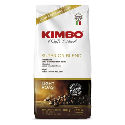 Кофе зерновой KIMBO Superior Blend, средняя обжарка, 1000 гр