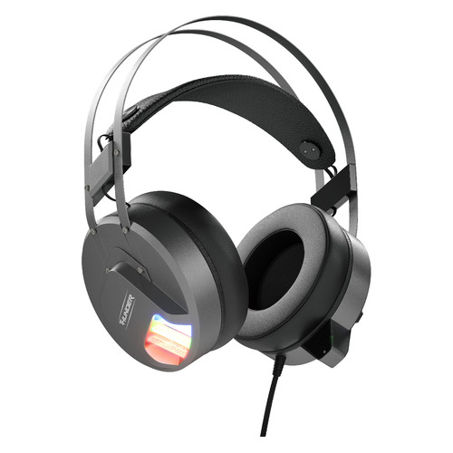 Гарнитура игровая Oklick HS-L550G THUNDER, для компьютера, мониторные, черный [1102302]