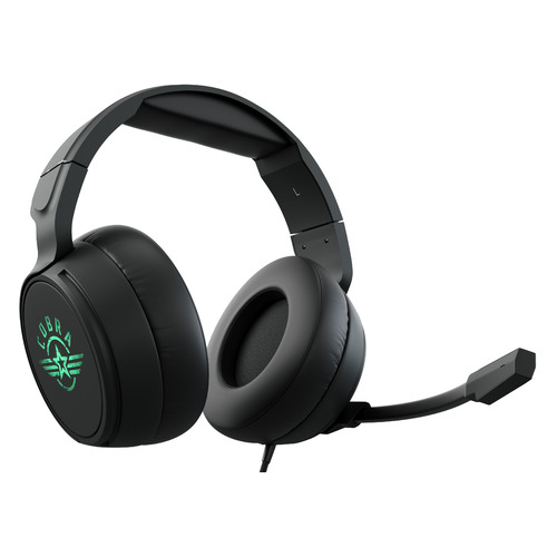 Гарнитура игровая Oklick HS-L950G COBRA, для компьютера, мониторные, черный [1102304]