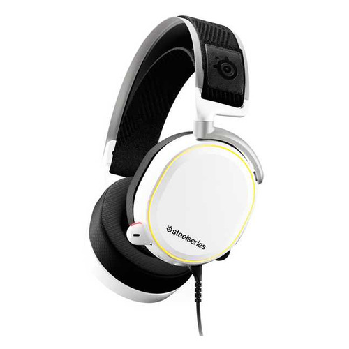 Гарнитура игровая SteelSeries Arctis Pro + GameDAC, для компьютера, мониторные, белый [61454]