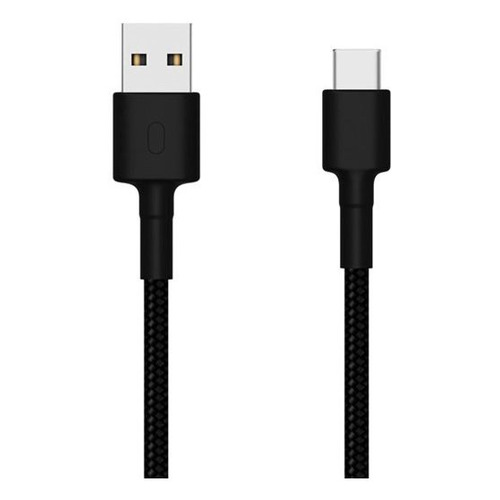 Кабель Xiaomi Mi Braided, USB Type-C (m) - USB (m), 1м, черный [sjv4109gl]