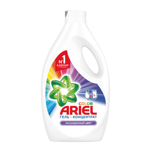 Гель для стирки ARIEL Color, 2.6л, цветное белье, концентрат