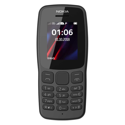 Сотовый телефон Nokia 106, серый