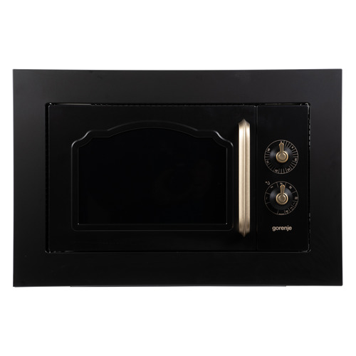 Микроволновая печь Gorenje BM235CLB, встраиваемая, 23л, 800Вт, черный