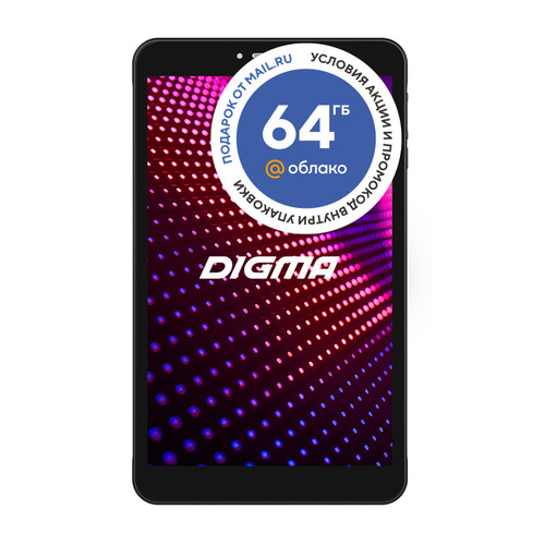 Планшет Digma CITI 8589 3G, 2GB, 16GB, 3G, Android 9.0 черный [ps8206mg]